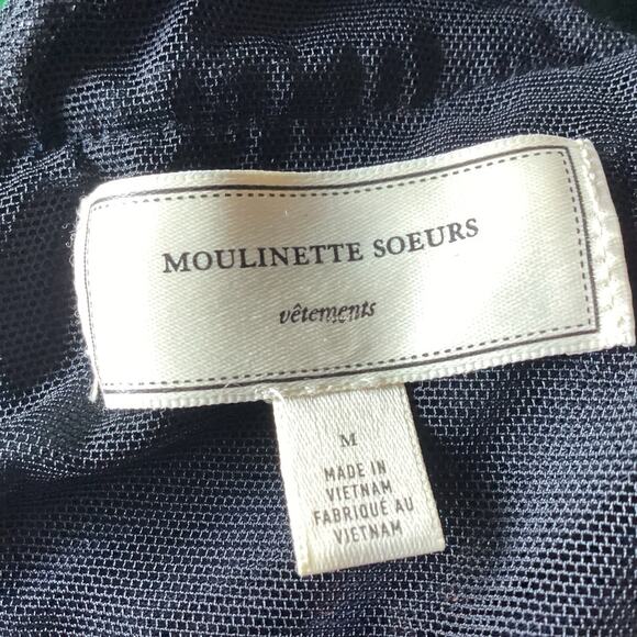 Moulinette Soeurs Anthropologie Willa Tie-Waist Floral Jumpsuit Medium Fall $138 - Picture 6 of 16